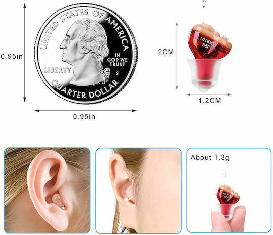 IncenSonic J20 Digital CIC Hearing Aid for Left Ear