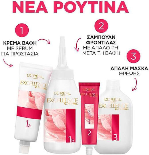 L'Oreal Paris Excellence Creme Vopsea de Păr 8 Blond Deschis 48ml