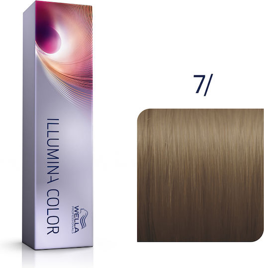 Wella Illumina Color Βαφή Μαλλιών 7/ Μεσαίο Ξανθό 60ml
