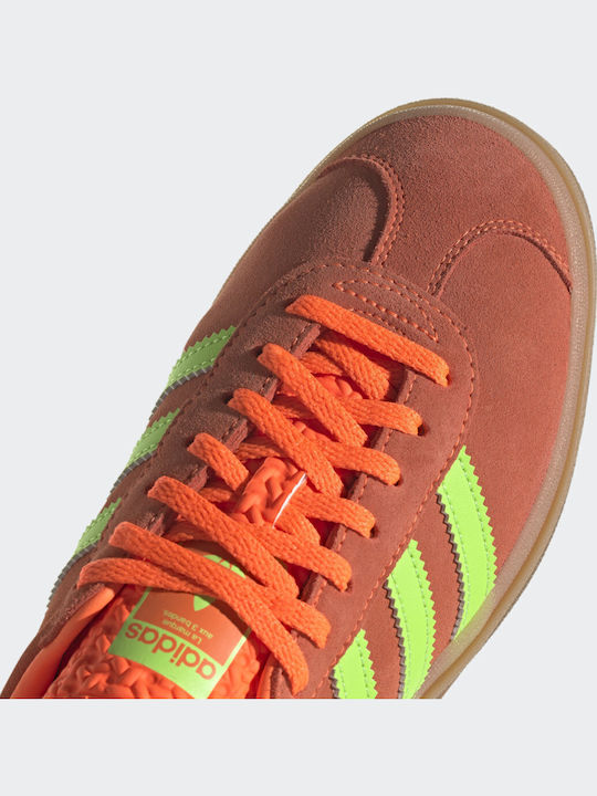 Gazelle Bold Flatforms Sneakers Solar Orange / Solar Green / Gum M2