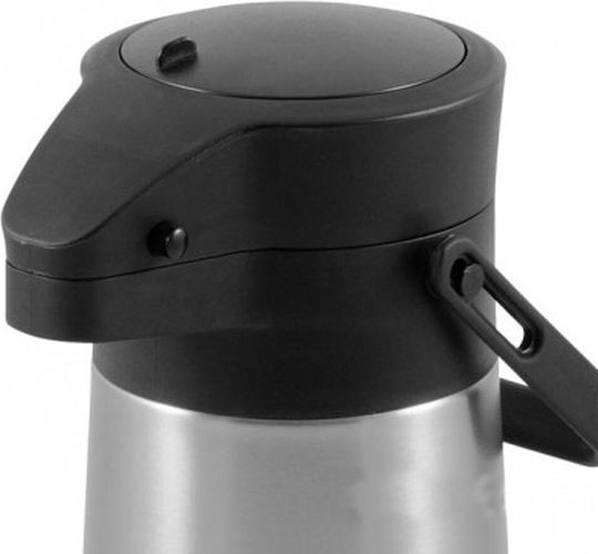 Hendi Air Pot Container with Faucet Thermos Bottle Stainless Steel 2.2lt Silver