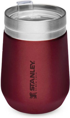 Stanley Go Everyday Wine Tumbler Glass Thermos Stainless Steel Wine 290ml with Mouthpiece 10-10292-003