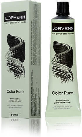 Lorvenn Color Pure Βαφή Μαλλιών Χωρίς Αμμωνία 7.40 Ξανθό Χάλκινο 50ml
