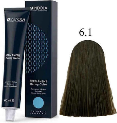 Indola Permanent Caring Color Natural & Essentials Hair Dye 6.1 Blonde Dark Sandre 60ml