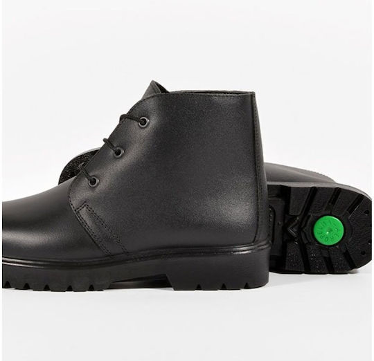 Aeropelma Military Half Boots Duetto 2 Leather Black