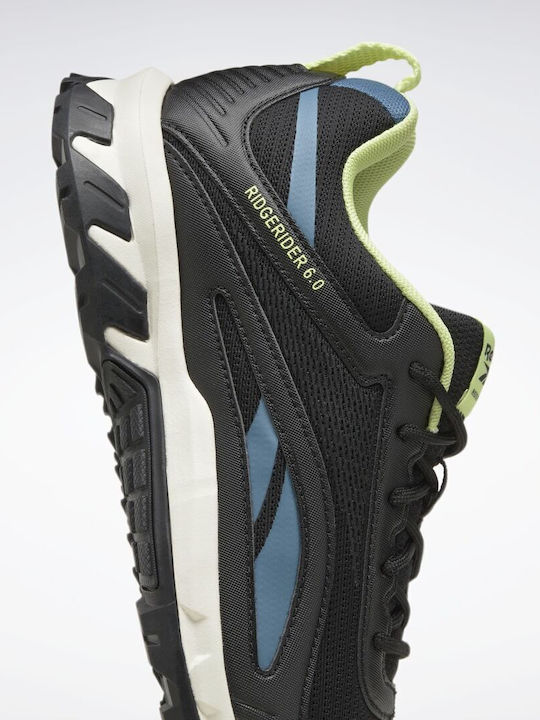 Reebok Ridgerider 6 Herren Wanderschuhe Core Black / Steely Blue S23 R / Energy Glow
