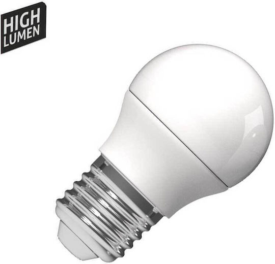 Avide ABMG27CW-6.5W Λάμπα LED 6.5W 77mm για Ντουί E27 και Σχήμα G45 Ψυχρό Λευκό 806lm