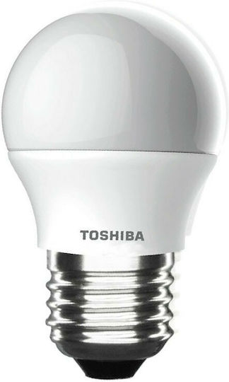Toshiba LED крушка 7W за фасунга E27 и форма G45 Неутрално бяло