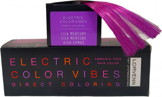 Lorvenn Electric Color Vibes Temporary Hair Dye No Ammonia Lila Mercury 90ml