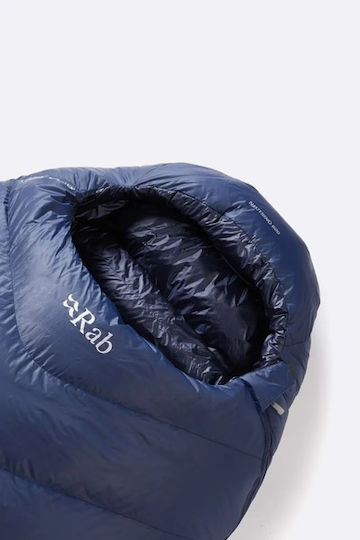 Rab Sleeping Bag Μονό 3 Εποχών Neutrino 600 Left Deep Ink