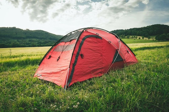 Husky Felen 2-3 Winter Camping Tents Geodesic Red with Double Cloth for 3 People 330x165x130cm