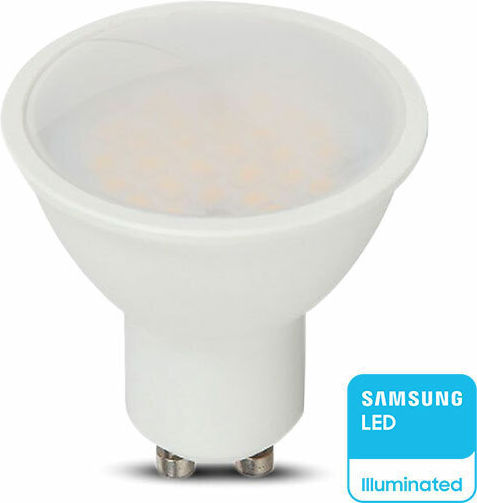 V-TAC Λάμπα LED 4.5W 80mm για Ντουί GU10 και Σχήμα MR16 Φυσικό Λευκό 400lm