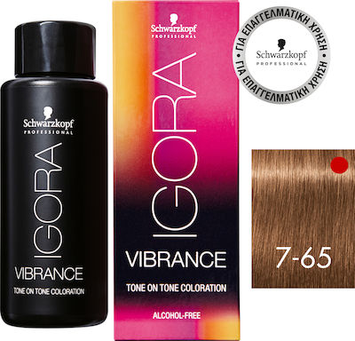 Schwarzkopf Igora Vibrance 7-65 Ξανθό Μεσαίο Μόκα 60ml