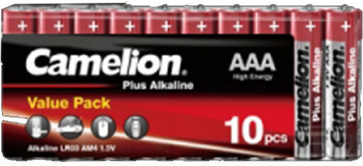 Camelion Plus Alkaline Battery AAA 1.5V 10pcs