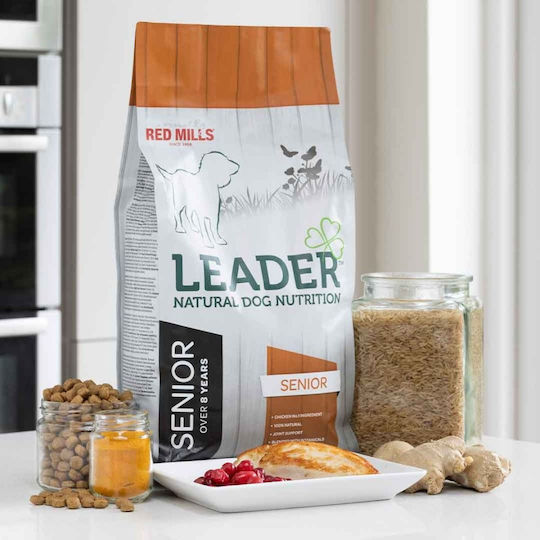 Connoly's Red Mills Leader Senior Medium 12kg Dry Food for Senior Medium Breed Dogs with Brown rice and Chicken