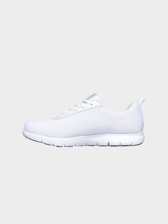 Skechers Ghenter-Bronaugh Παπούτσι Εργασίας Λευκό με Πιστοποίηση SR