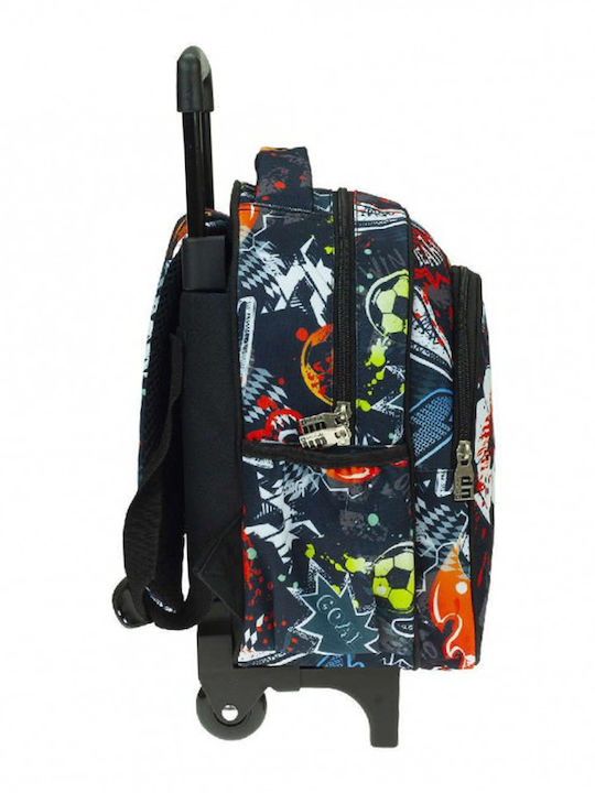 Back Me Up School Bag Trolley Elementary, Elementary Multicolour with Water Bottle Holder 12Liters