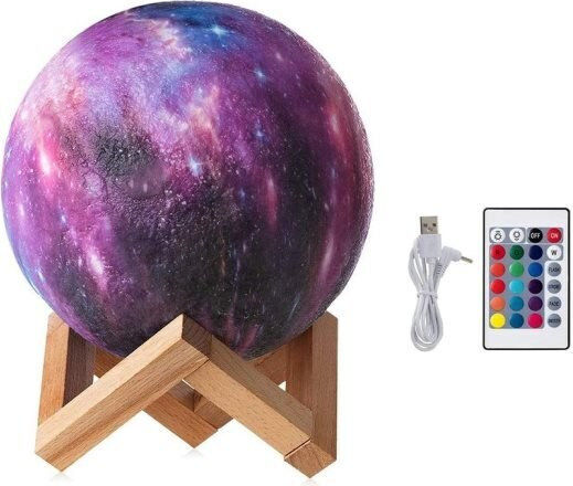 Dekorative Lampe Mondlicht Mehrfarbig