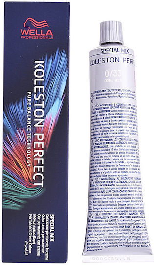 Wella Koleston Perfect Special Mix Βαφή Μαλλιών 0/33 Έντονο Χρυσό 60ml