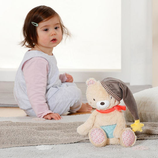 Fehn Sleep Toy Bear made of Fabric with Lights for 0++ Months