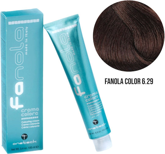 Fanola Крем Боя За Коса 6.29 Черен Шоколад 100ml