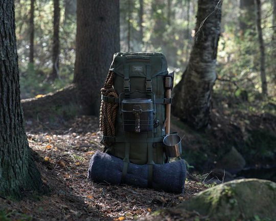 Savotta Savotta Jääkäri Militärischer Rucksack Rucksack aus Polyester Khaki 40Es