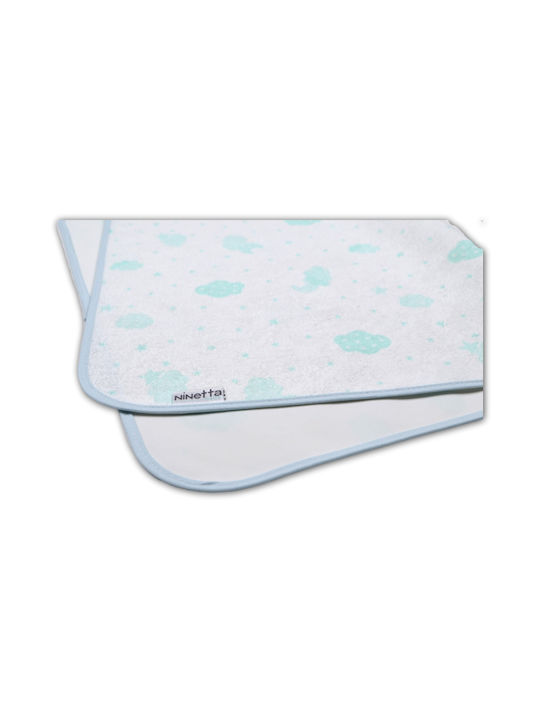 Ninetta Bebe Waterproof Baby Burp Cloth Turquoise 45x65cm
