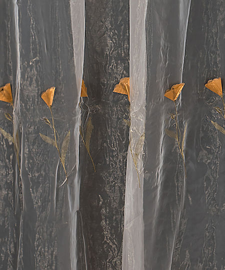 Silk Fashion με Τρέσα Κίτρινη 280x300εκ.