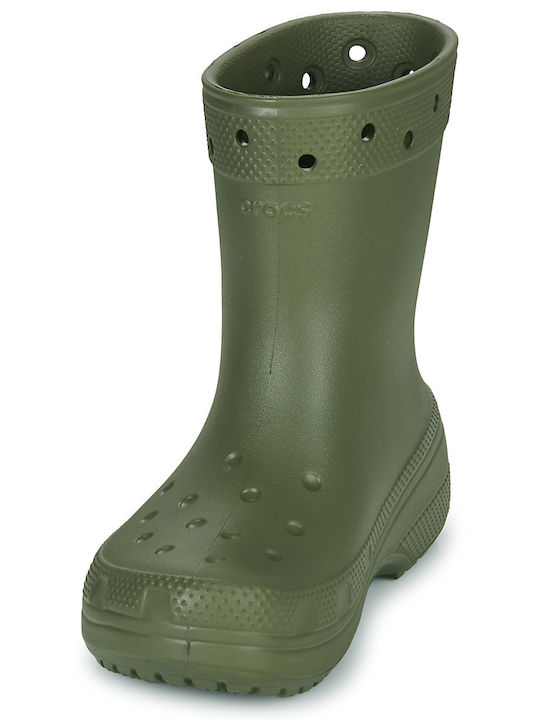 Klassische Regenstiefel Anatomische Herrenstiefel Wasserdichte Khaki