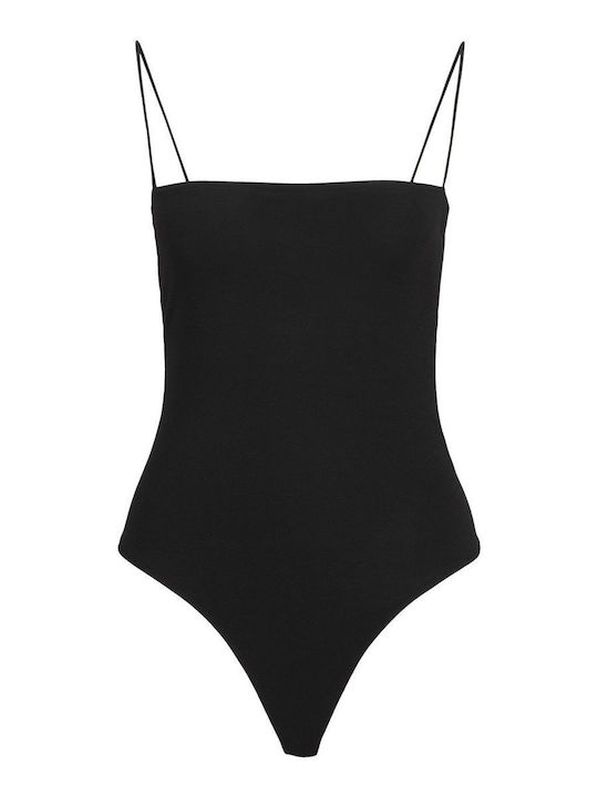 Jack & Jones Spaghetti Strap String Bodysuit Black