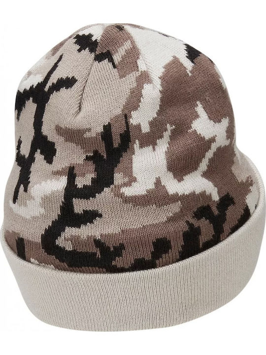 Beanie Unisex Σκούφος Πλεκτός σε Μπεζ χρώμα