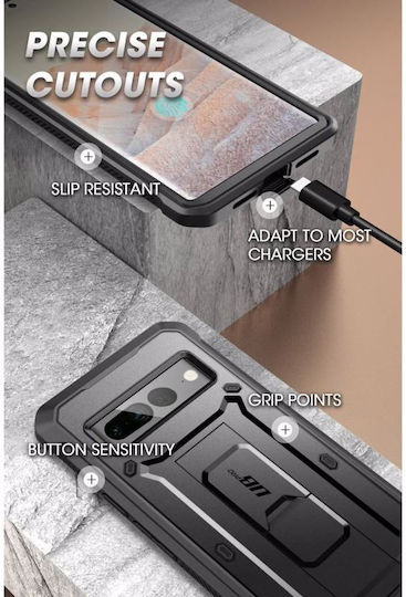 Supcase Unicorn Beetle Pro 360 Full Cover Plastic Set with Glass Black (Google Pixel 7 Pro)