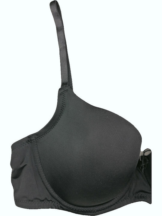 Bra without Padding Black