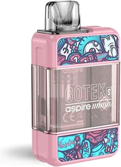 Aspire Gotek S Pod Kit 2ml με Ενσωματωμένη Μπαταρία 650mAh Pink