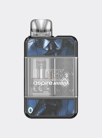 Aspire Gotek S Pod Kit 2ml με Ενσωματωμένη Μπαταρία 650mAh Black