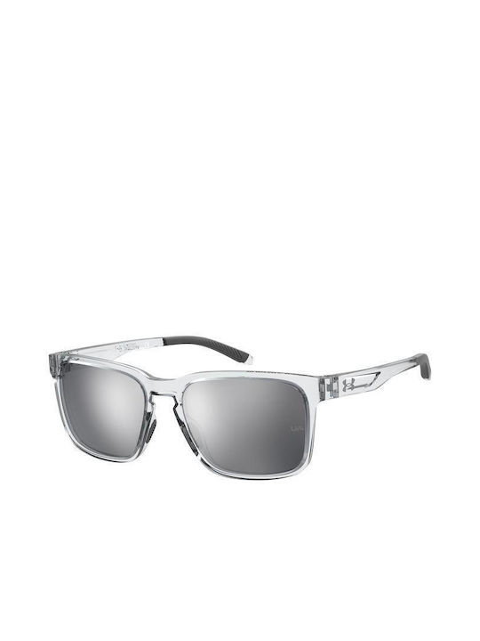 Under Armour Sunglasses with Transparent Plastic Frame and Silver Mirror Lens UA ASSIST 2 900/DC