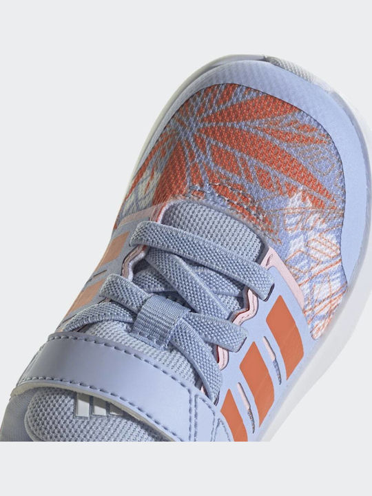 Fortarun Moana Cloudfoam Sport Elastic Kids Sports Shoes Running with Hoop & Loop Closure Light Blue