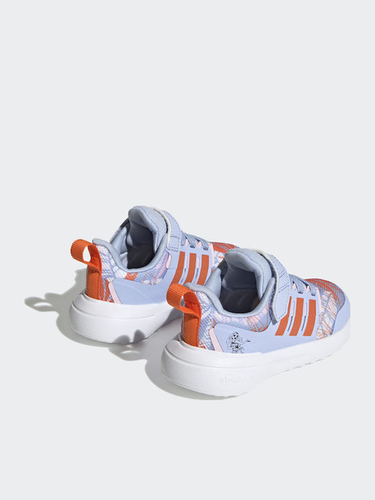 Fortarun Moana Cloudfoam Sport Elastic Kids Sports Shoes Running with Hoop & Loop Closure Light Blue