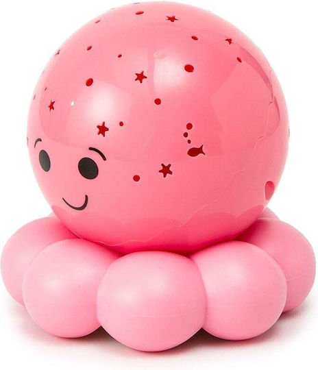 Cloud b Luminiță de Noapte LED Twinkles to Go Octo Roz