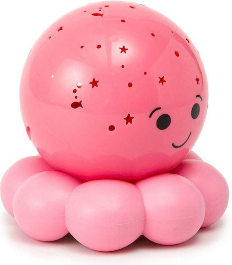 Cloud b Luminiță de Noapte LED Twinkles to Go Octo Roz