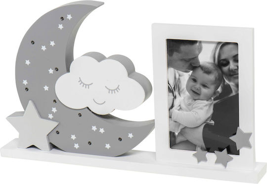 Dooky Moonlight Wooden Picture Frame Gray 10x15cm