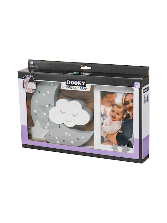 Dooky Moonlight Wooden Picture Frame Gray 10x15cm