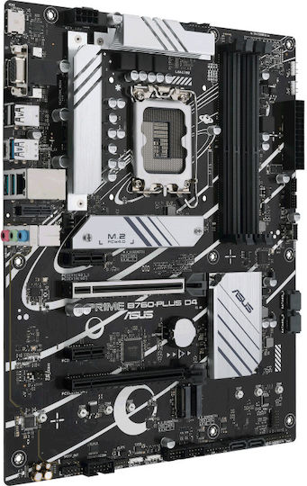 Asus Prime B760-Plus D4 Motherboard ATX με Intel 1700 Socket 90MB1CW0-M0EAY0