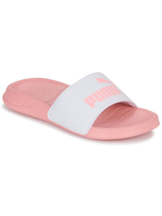 Puma Popcat 20 Slides σε Λευκό Χρώμα