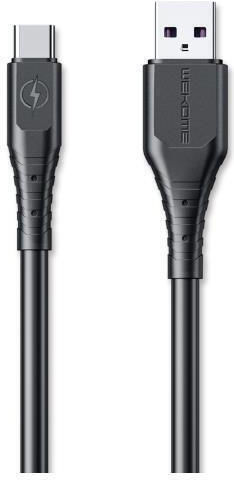 WK WDC-152 USB 2.0 Cable USB-C male - USB-A 30W Μαύρο 1m 250691