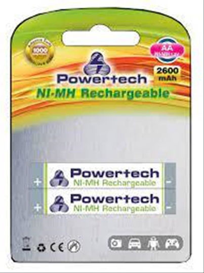 Powertech Презареждащи батерии AAA Ni-MH 1000mAh 1.2V 2бр