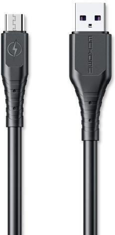WK WDC-152 Regular USB 2.0 spre micro USB Cablu Negru 1m (250687) 1buc