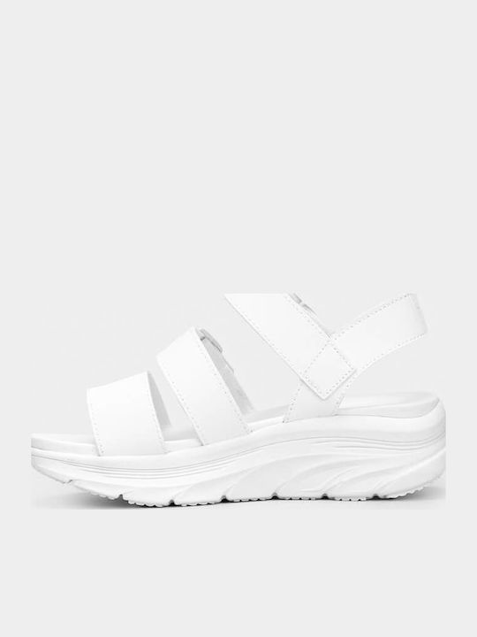 Dlux Walker Women's Flat Sandals Anatomic Sporty in White Color
