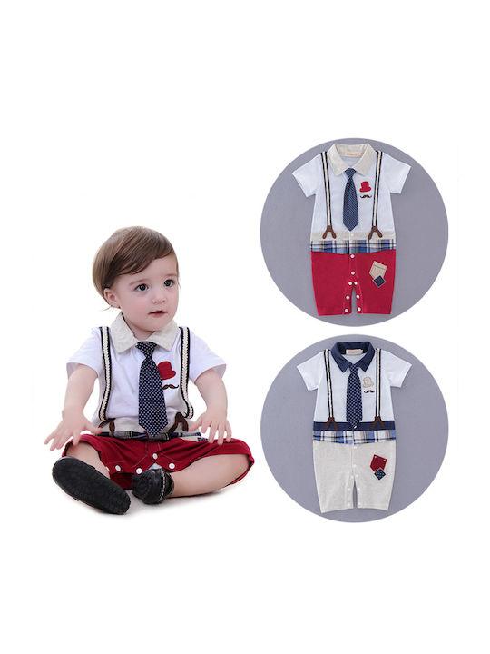 Meng Baby Body pentru Bebeluși Mâneca scurta Multicolor