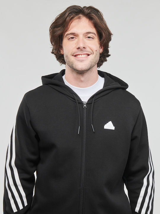 Future Icons 3-Stripes Geacă Cu Glugă Neagră